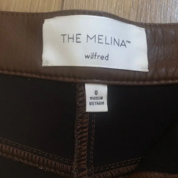 Wilfred Brown Straight Leg Women Jeans - Picture 2 of 5